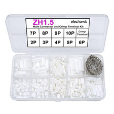 ZH 1.5MM Connectors and Crimp Terminal Kit Compatible with JST ZH 1.5 Connector