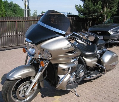 Szyba do Kawasaki VN 1700 Vulcan Voyager (2009-2016) 25 cm 4 mm Turystyczna