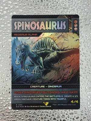 Spinosaurus - Regisaur Alpha 1393 Secret Lair Drop Series Magic NM