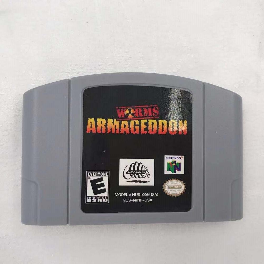 Worms: Armageddon - Nintendo 64 (N64) Fully functional Highly collectible
