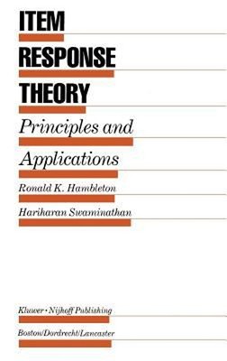 Item Response Theory : Principles and Applications Hardcover