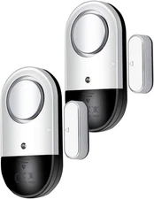 120 DB Loud Door and Window Open Alarm Sensor 2 Pack for Kids, Dementia Patients