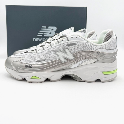 New Balance 1000 M1000DI 白 24.5 Size 13 Men's New Balance 1000 Sneakers M1000DI White Silver