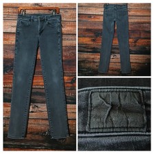 American Eagle Jeans 8 Long Skinny Mid Rise Gray Denim Next Level Stretch 2020