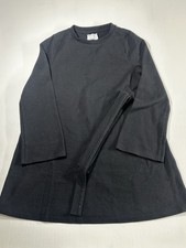 Black Cozy Soft Knit Winter Dress Long Sleeve Warm Comfortable