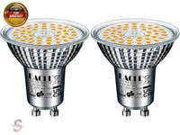 GU10 LED Warmweiss 10W Ersetzt 140W Halogen Leuchtmittel, 2Er-Pack. 1050 Lumen