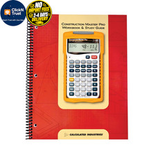 Calculated Industries 2140 Construction Master Pro Workbook and Small, yellow