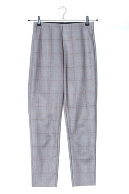 ZARA Legging Dames Pantalon T EU 36 gris clair-blanc-brun style décontracté - Photo 1/4