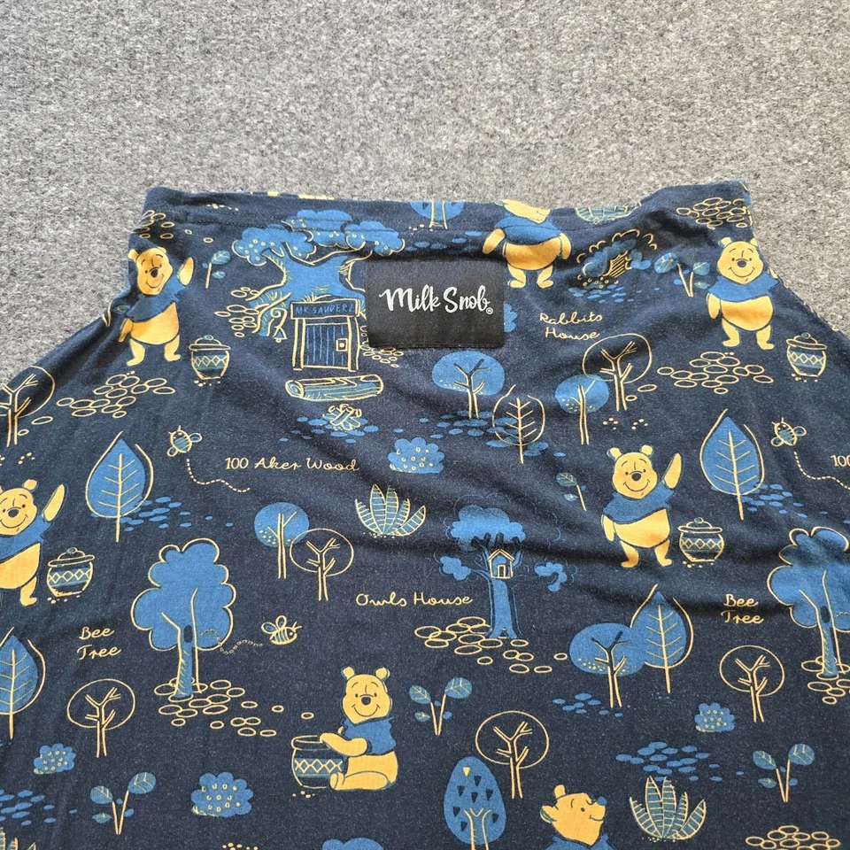 Capa Milk Snob Feminina Tamanho Único Azul Amarelo Disney Winnie The Pooh Bebê Amamentando - Imagem 2 de 4
