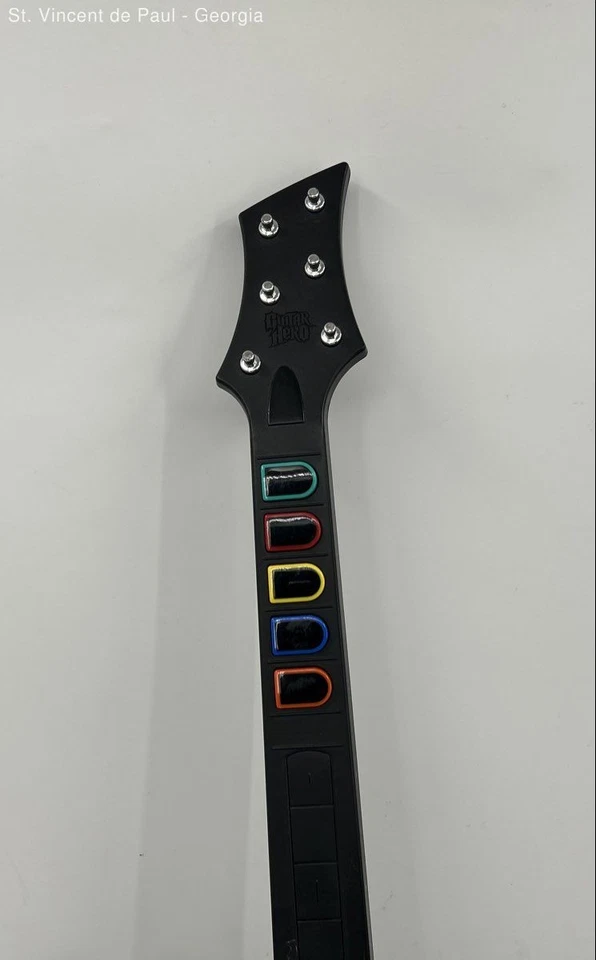 2 Red Guitar Hero 95893.805 Wireless PlayStation 2/3 PS2 PS3 NO DONGLE Untested - Image 4 of 4