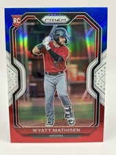 2021 Panini Prizm Wyatt Mathisen #84 Red White & Blue Prizm Rookie RC Arizona NM