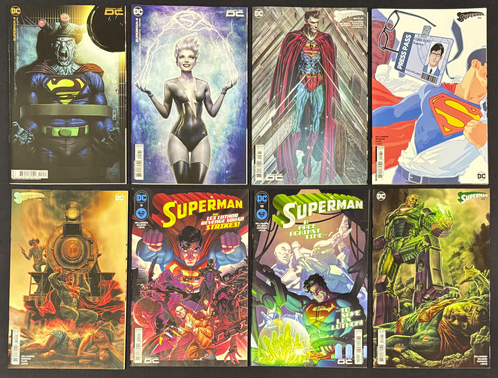 2023 DC Comics Superman Joshua Williamson Early Variants Lot of 16! Free Ship!