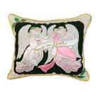 House Of Hatten Peace on Earth Embroidered Applique Angels W/ Gold Rope Trim
