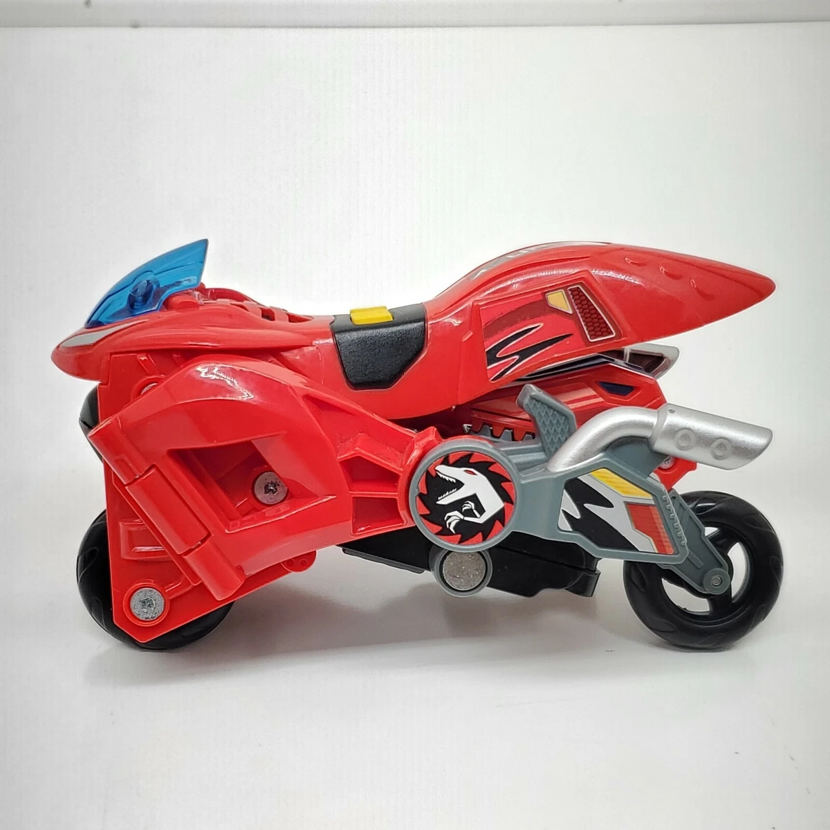 VTECH SWITCH GO DINO AKUNA VELOCIRAPTOR DINOSAUR RED MOTORCYCLE TESTED af