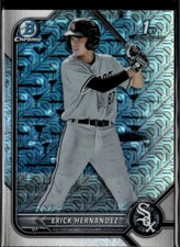 2022 Bowman Chrome #BCP-181 Erick Hernandez Prospects Mojo Refractor 1st