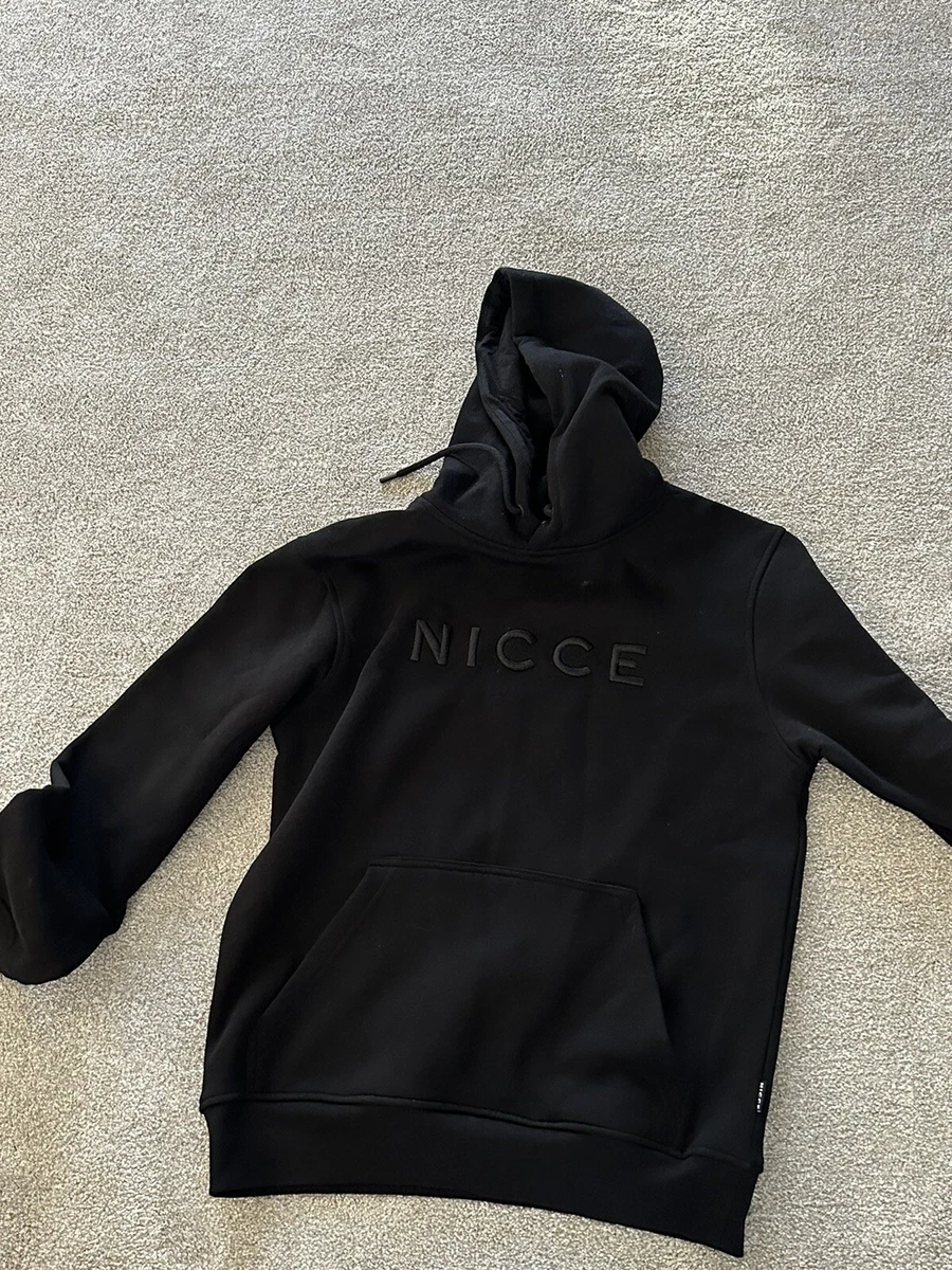 Nicce men s black pull over hoodie size medium eBay