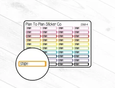2268-4~~Study Boxes Planner Stickers.