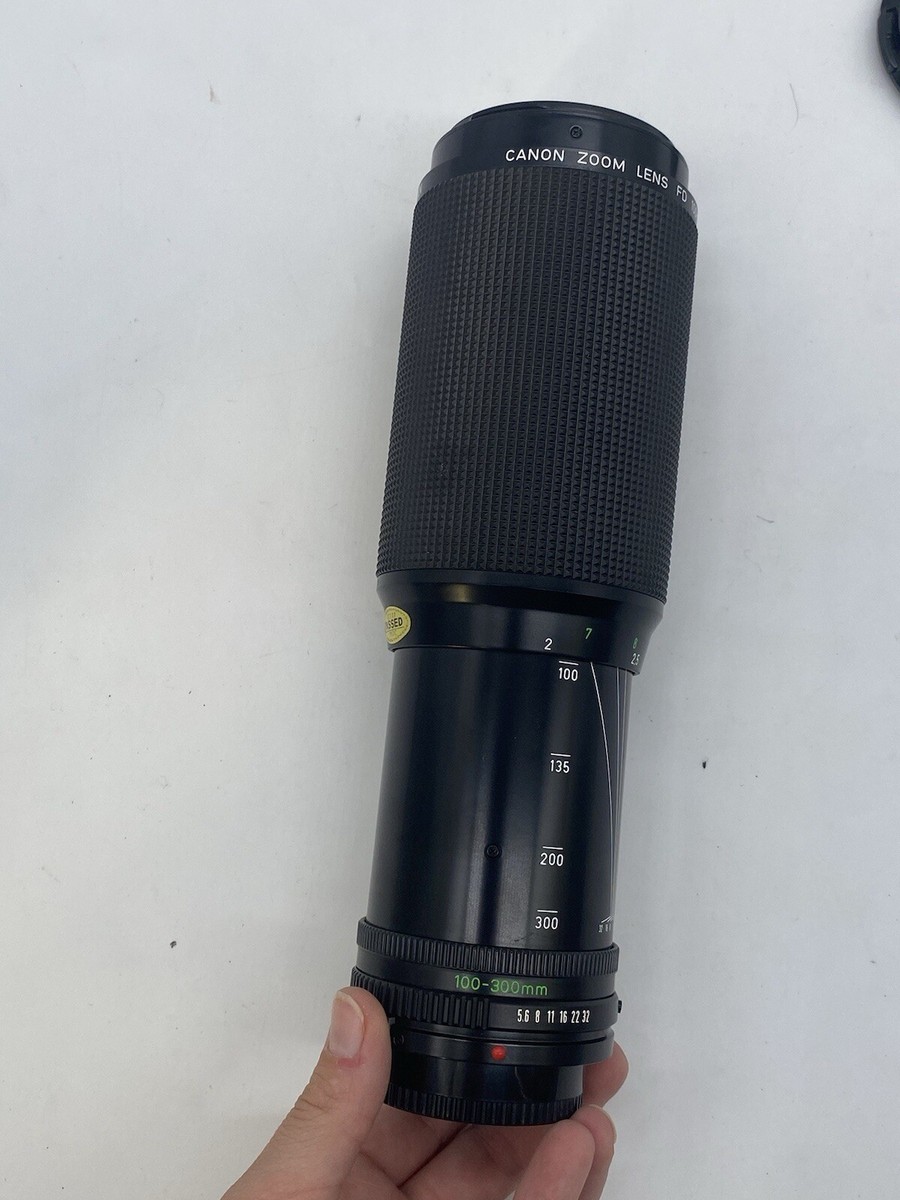 CANON　ZOOM　LENS　FD　100m-300ｍ　1:5.6　レンズ Canon Zoom Lens FD 100-300 mm 1:5.6 Made in Japan Great