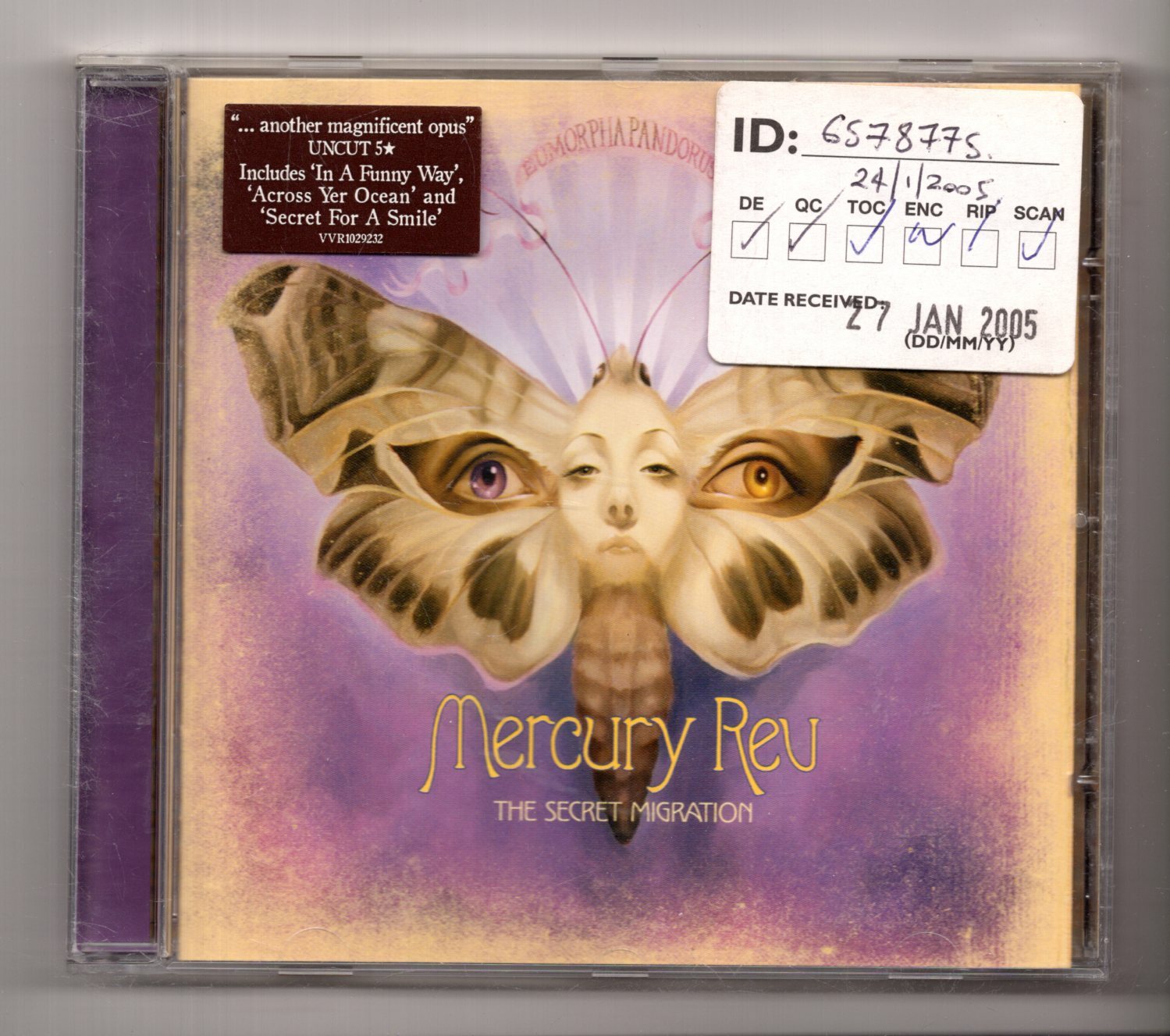 (KJ709) Mercury Rev, The Secret Migration - 2005 CD