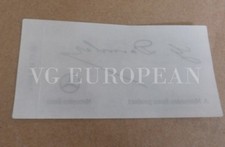 Mercedes-benz Genuine G Daimler Signed Window Glass Sticker Label Decal New Mercedes-benz Genuine G Daimler Signed Window Glass Sticker Label Decal New