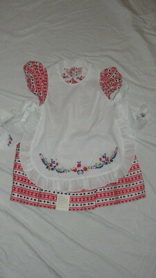 Robe Avec Tablier (Pinafore) Bonwit Teller - Taille 4 Fille - Neuf Avec étiquettes - Vêtement Enfant