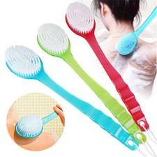Shower Brush Long Handle Bath Brush Back Scrubber with Natural Soft and Stiff