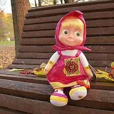 masha and the bear 12 inch giggle and play masha doll