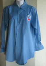 Standard Oil Of CA Uniform Shirt Cotton S-M Vintage New Original 1950 NOS