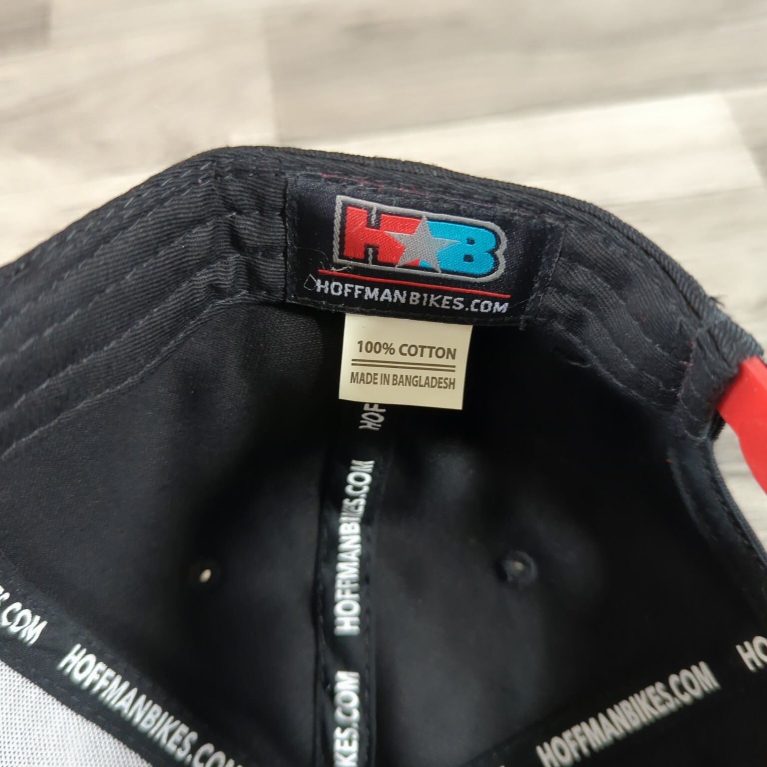 Matt Hoffman Bikes BMX Star Logo Snapback Hat Cap Black Adjustable EUC 