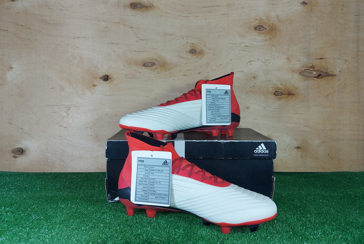 Adidas Predator 18.1 FG CM7410 Elit White boots Cleats mens Adidas Predator 18.1 FG CM7410 Elit White boots Cleats mens