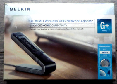 Belkin Wireless G PLUS MIMO USB Network Adapter