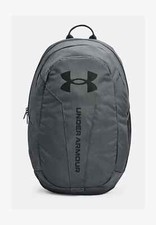 Image of NEW Under Armour Unisex -HUSTLE Halftime Backpack - BACKPACK - Grey/Black U/A