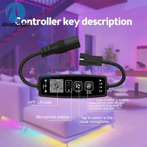DC5-24V Wireless 28 Keys Bluetooth Music Remote Controller 2811 with USB DC Port - Picture 7 of 14