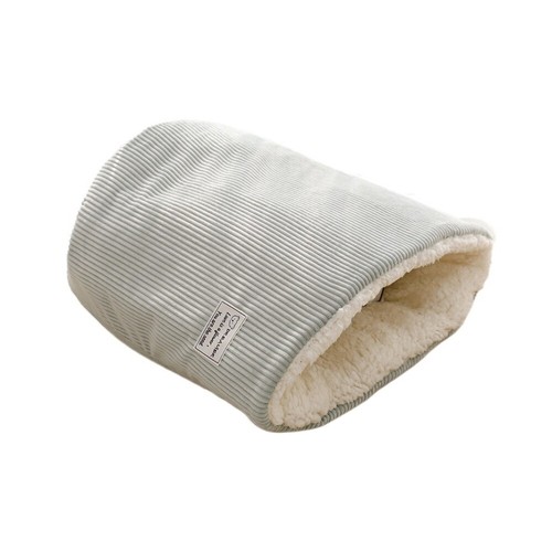 Cartoon Cat Bed Basket Thicken Plush Puppy Kennel For Cat Puppy - Picture 14 of 21