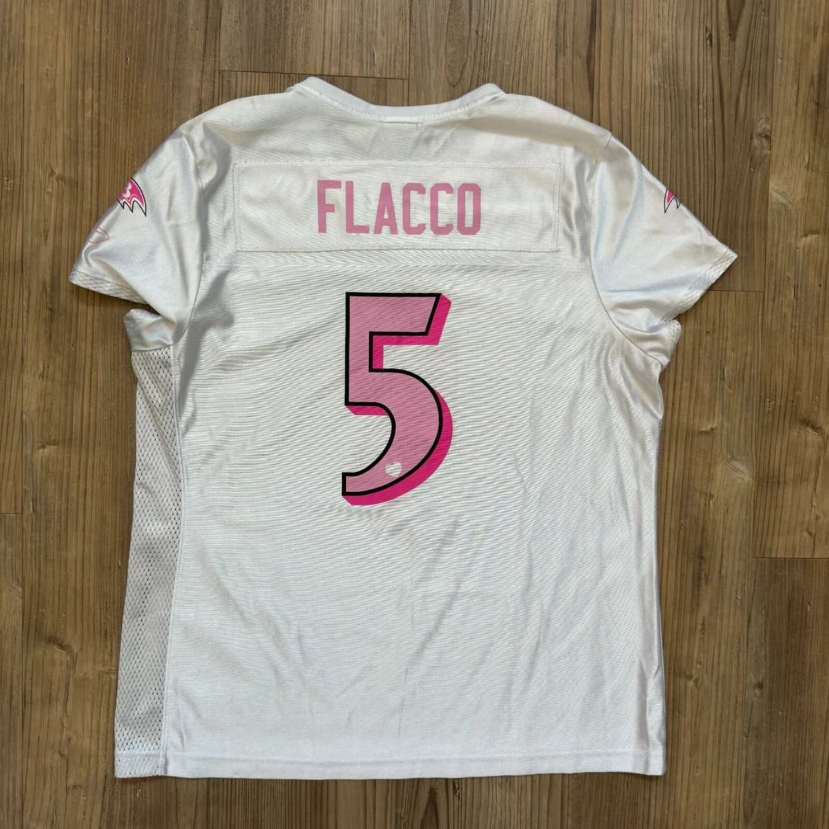 Reebok NFL Baltimore Ravens Women s Joe Flacco Jersey Breast