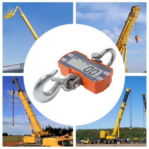 2 Ton Digital Hanging Scale w/ Remote Heavy Duty Industrial Crane Scale Orange - Picture 14 of 14