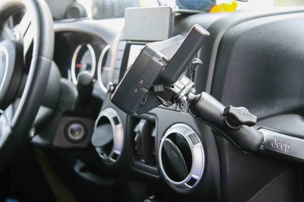 RAM Mount Adapter - Grab Handle / Bar - Jeep Wrangler JK JKU