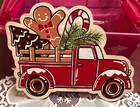 Wooden Red Truck  Christmas 🎄 Gingerbread  Sign From Hobby Lobby — photo 3
