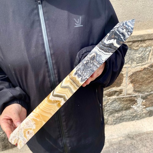 3.7LB Natural Zebra Column, Obelisk, Crystal Column, Wand, Energy Stone- - 第 4/19 張圖片