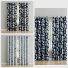 Mainstays Cameras Printed Grommet Curtain Panel 52" x 84", Three Colors