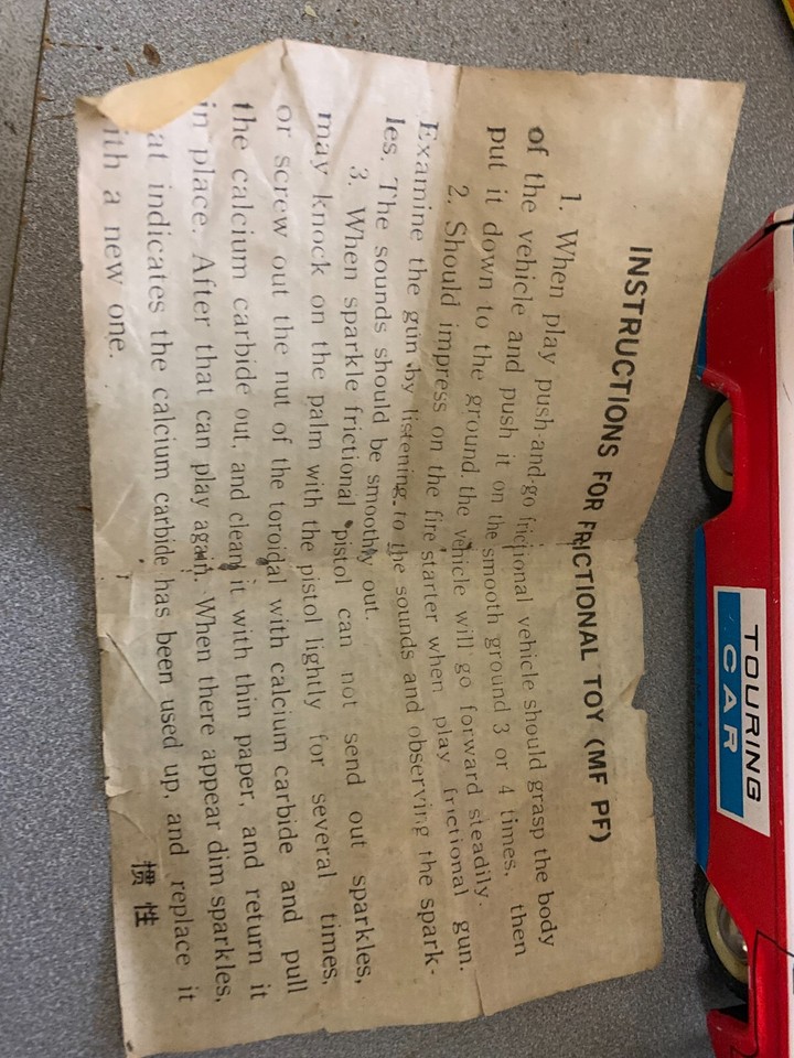 Vintage Tour Bus Toy Friction Tourist Coach MF 134 Original Box eBay