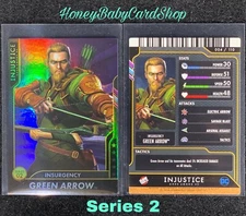 Injustice Arcade GEM MINT Series 2 Card 4 Insurgency Green Arrow Holofoil