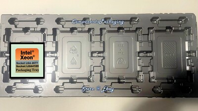 Scalable Xeon 3rd 4th Gen CPU Tray for Socket LGA4677 LGA4189 - Lot of 2 5 12 30
