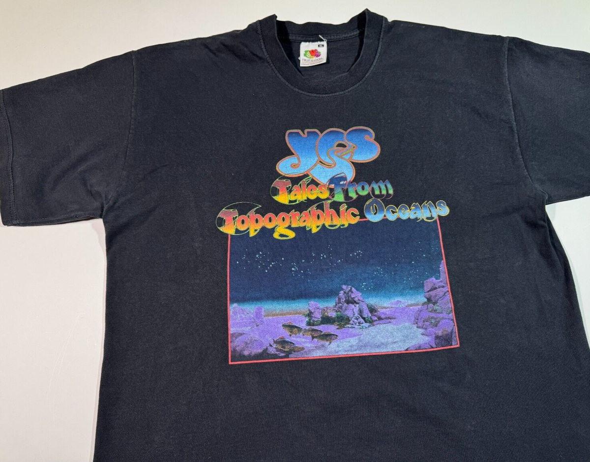 Vintage 2003 Yes Tales From Topographic Oceans Tour T-shirt Prog