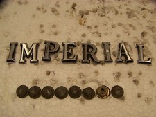 1971 Chrysler Imperial Hood Emblems 3443748 
