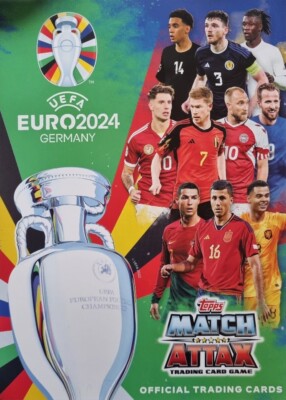 Topps Match Attax Euro 2024 leere Sammelmappe Binder  Book
