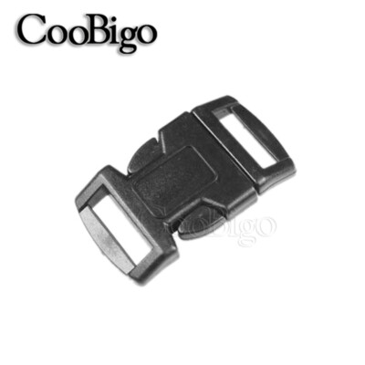5/8'' Curved Side Release Buckles Paracord 550 Bracelets Backpack Pets Webbing