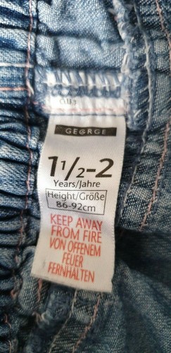 Girls Denim Skirt. Age 1.5 - 2 Years. - Picture 3 of 3