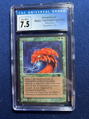 MTG Antiquities Powerleech CGC 7.5 Near Mint+ 1994 | eBay