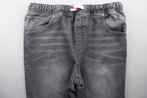 Boy's 2017 Tommy Hilfiger Jean Jogger Drawstring Black 5 Pocket Size XL (20) - Picture 2 of 11